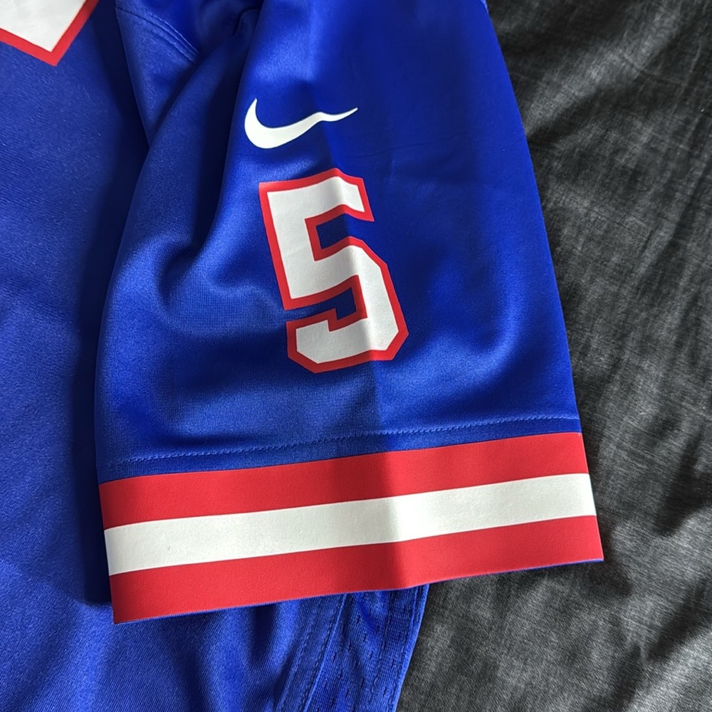 New York Giants #5 Kayvon Thibodeaux NFL Color Rush Edition Nike Jersey - Picture 6 of 8